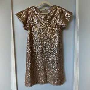 Champagne sequins dress